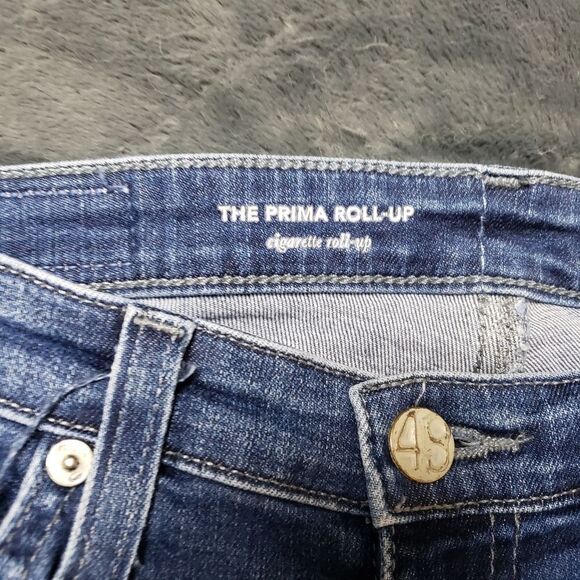 AG Adriano Goldschmied Prima Roll Up Cigarette Roll Up Jeans 27R - Picture 7 of 15
